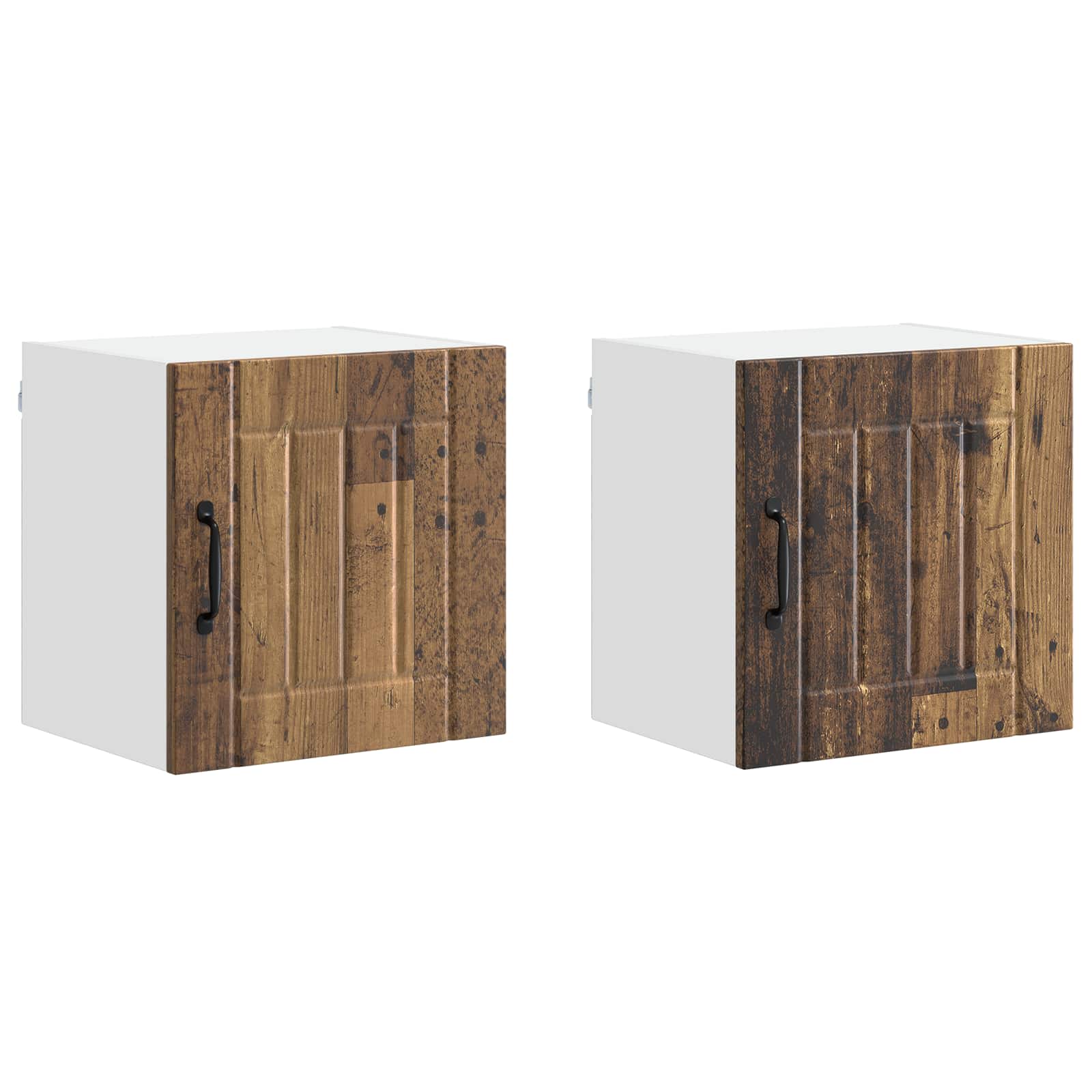 Ormar za Zid Lucca 2 pcs Staro drvo 40 x 31 x 40 cm