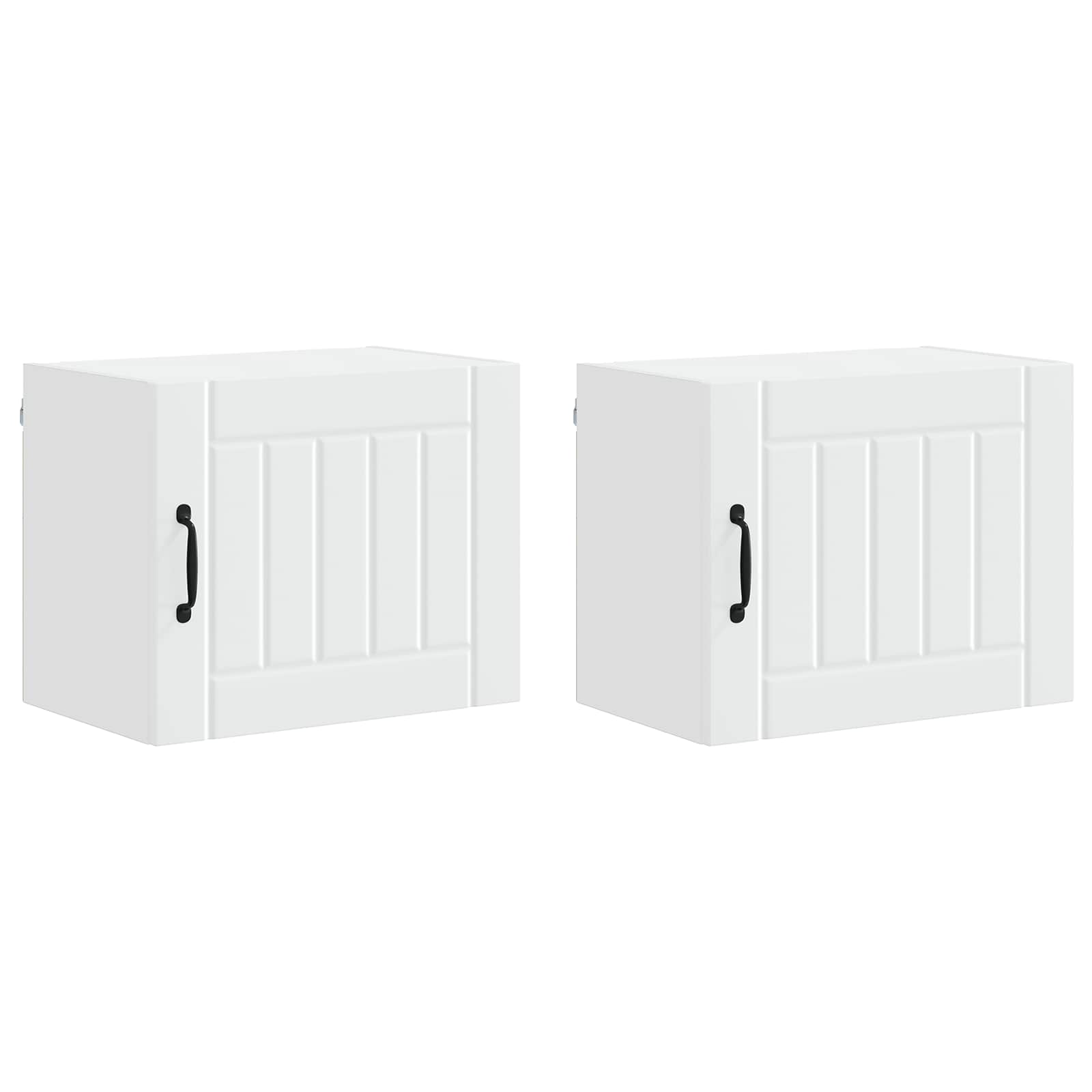 Ormar za Zid Lucca 2 pcs Bijela 50 x 31 x 40 cm