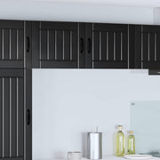 Ormar za Zid Lucca Crna 50 x 31 x 40 cm Konstruirano drvo