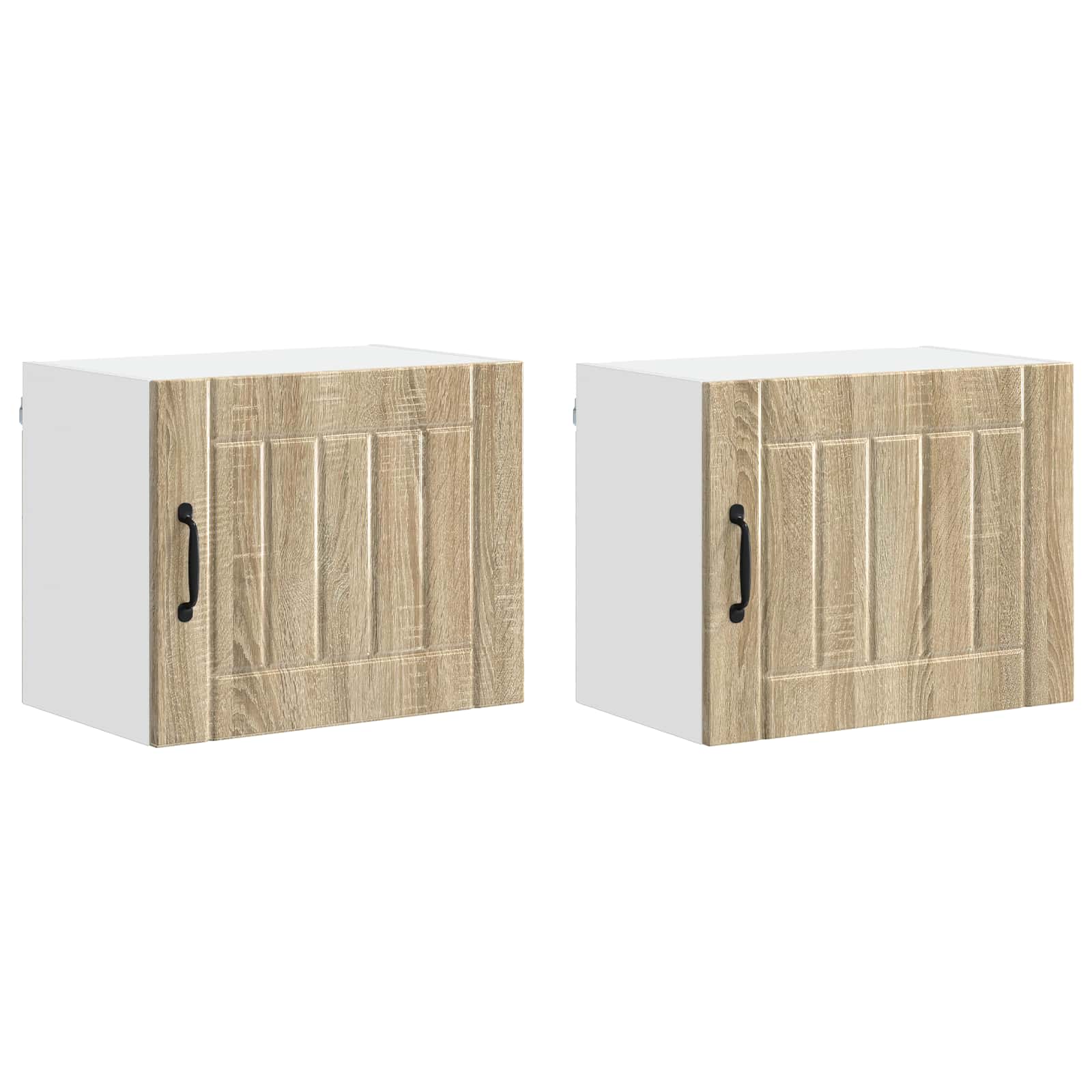 Ormar za Zid Lucca 2 pcs Hrast sonoma 50 x 31 x 40 cm