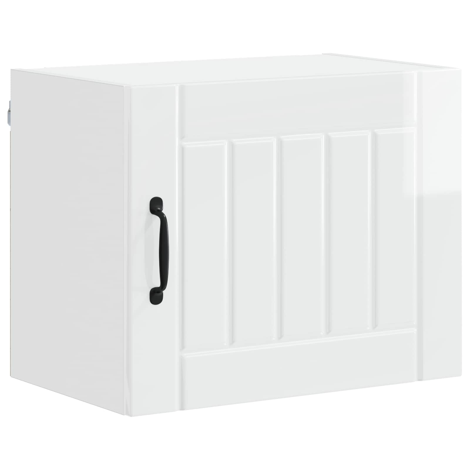 Ormar za Zid Lucca 2 pcs Bijela visokog sjaja 50 x 31 x 40 cm