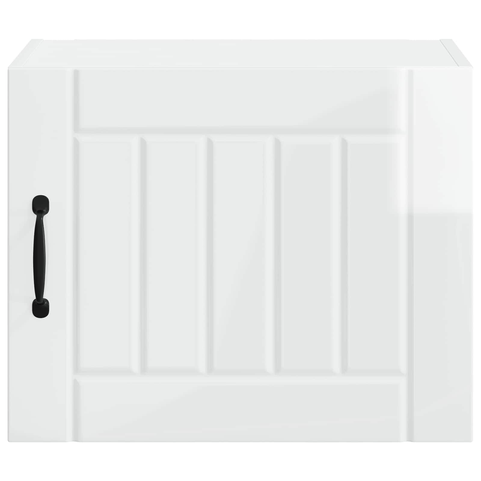 Ormar za Zid Lucca 2 pcs Bijela visokog sjaja 50 x 31 x 40 cm