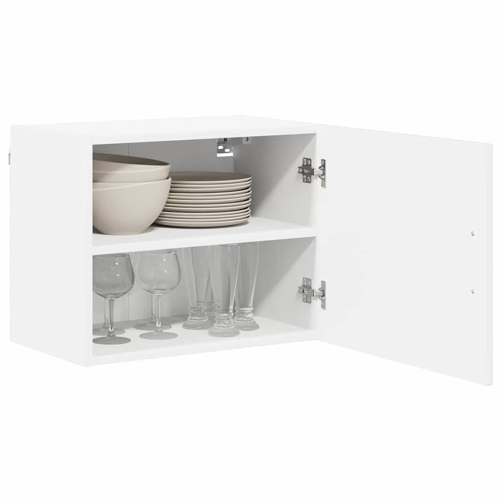 Ormar za Zid Lucca 2 pcs Bijela visokog sjaja 50 x 31 x 40 cm