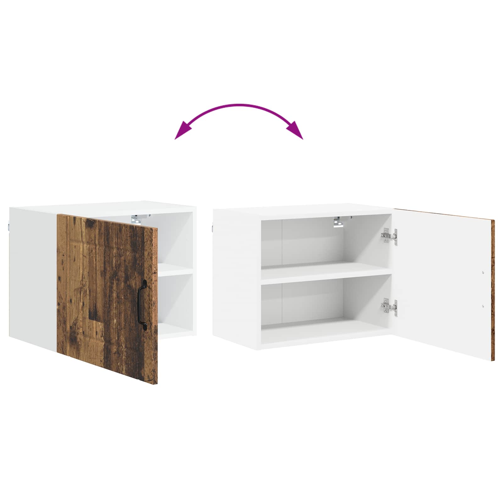 Ormar za Zid Lucca Staro drvo 50 x 31 x 40 cm Konstruirano drvo