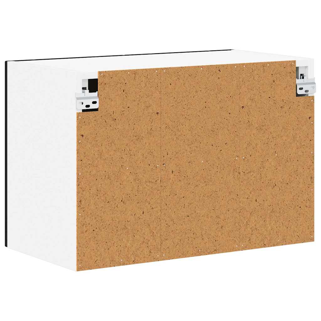 Ormar za Zid Lucca 2 pcs Crna 60 x 31 x 40 cm Konstruirano drvo