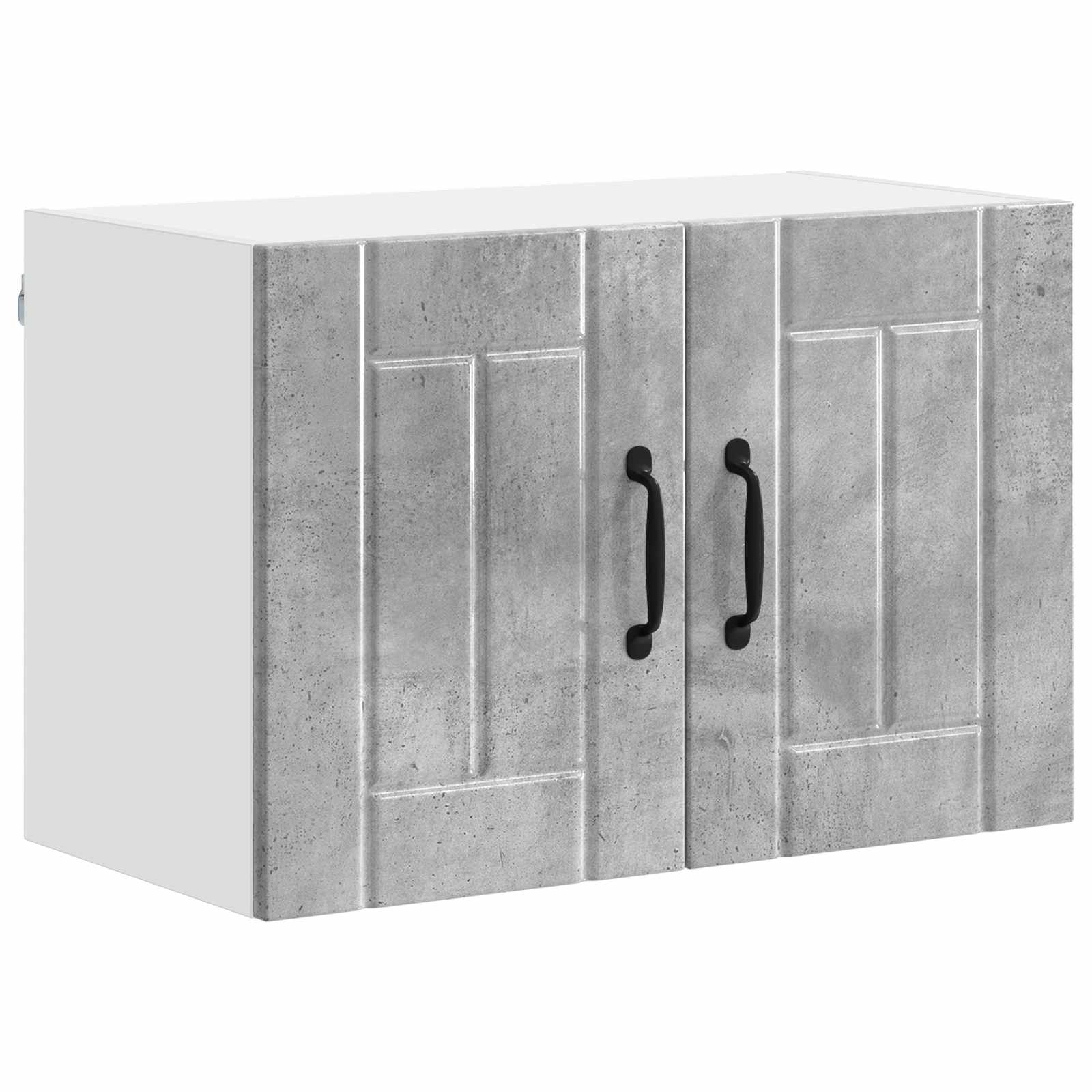 Ormar za Zid Lucca 2 pcs Betonska siva 60 x 31 x 40 cm