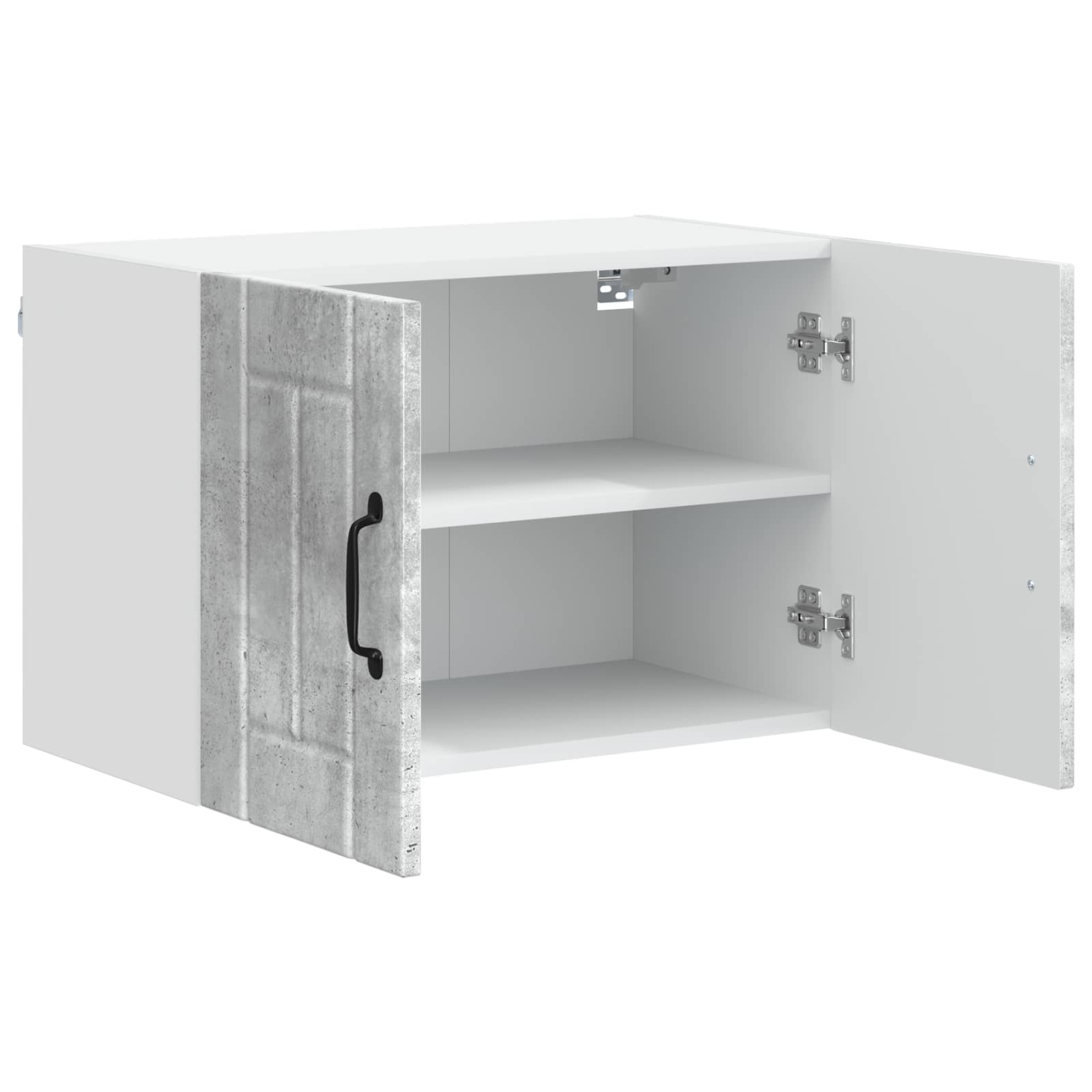 Ormar za Zid Lucca 2 pcs Betonska siva 60 x 31 x 40 cm