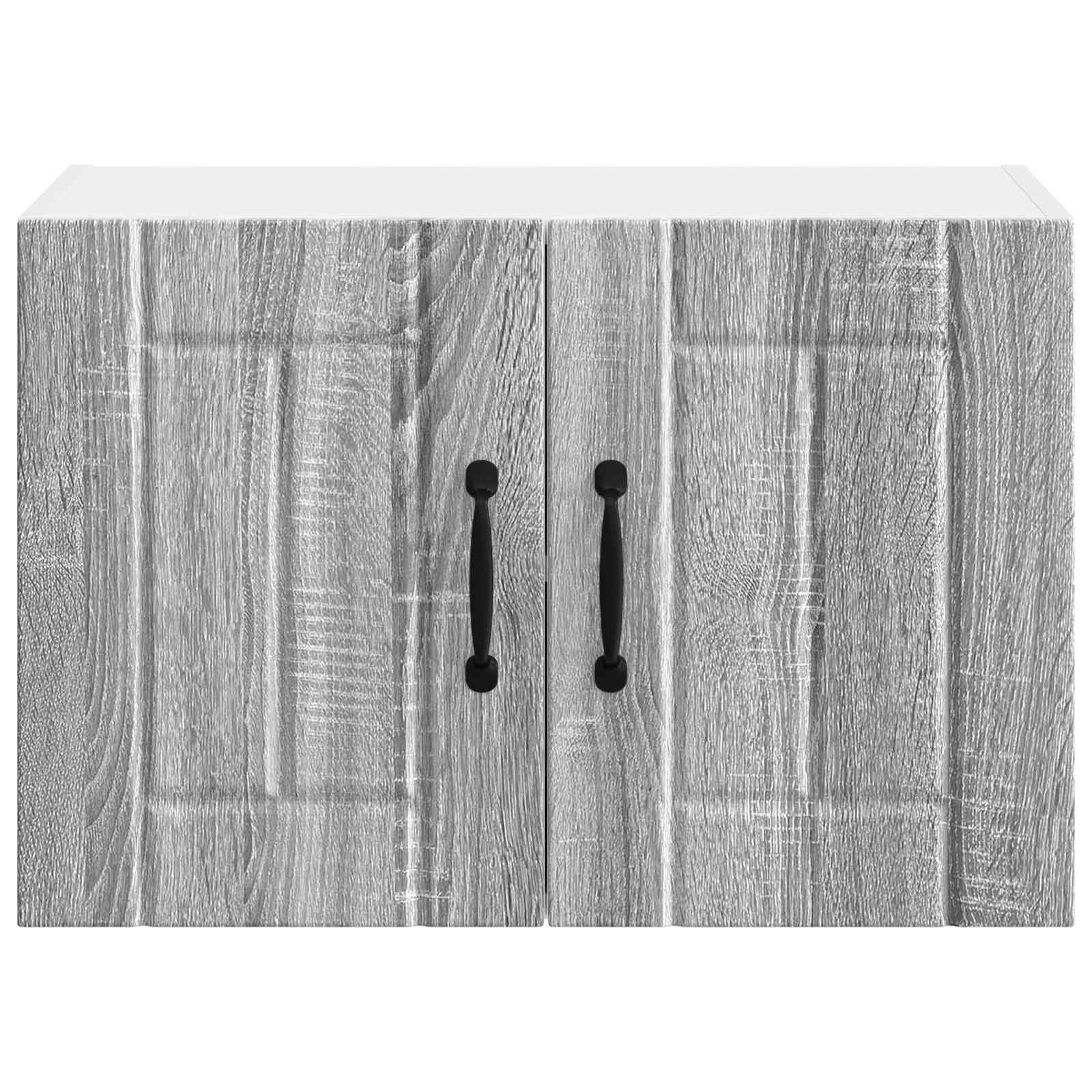 Ormar za Zid Lucca 2 pcs Siva sonoma 60 x 31 x 40 cm