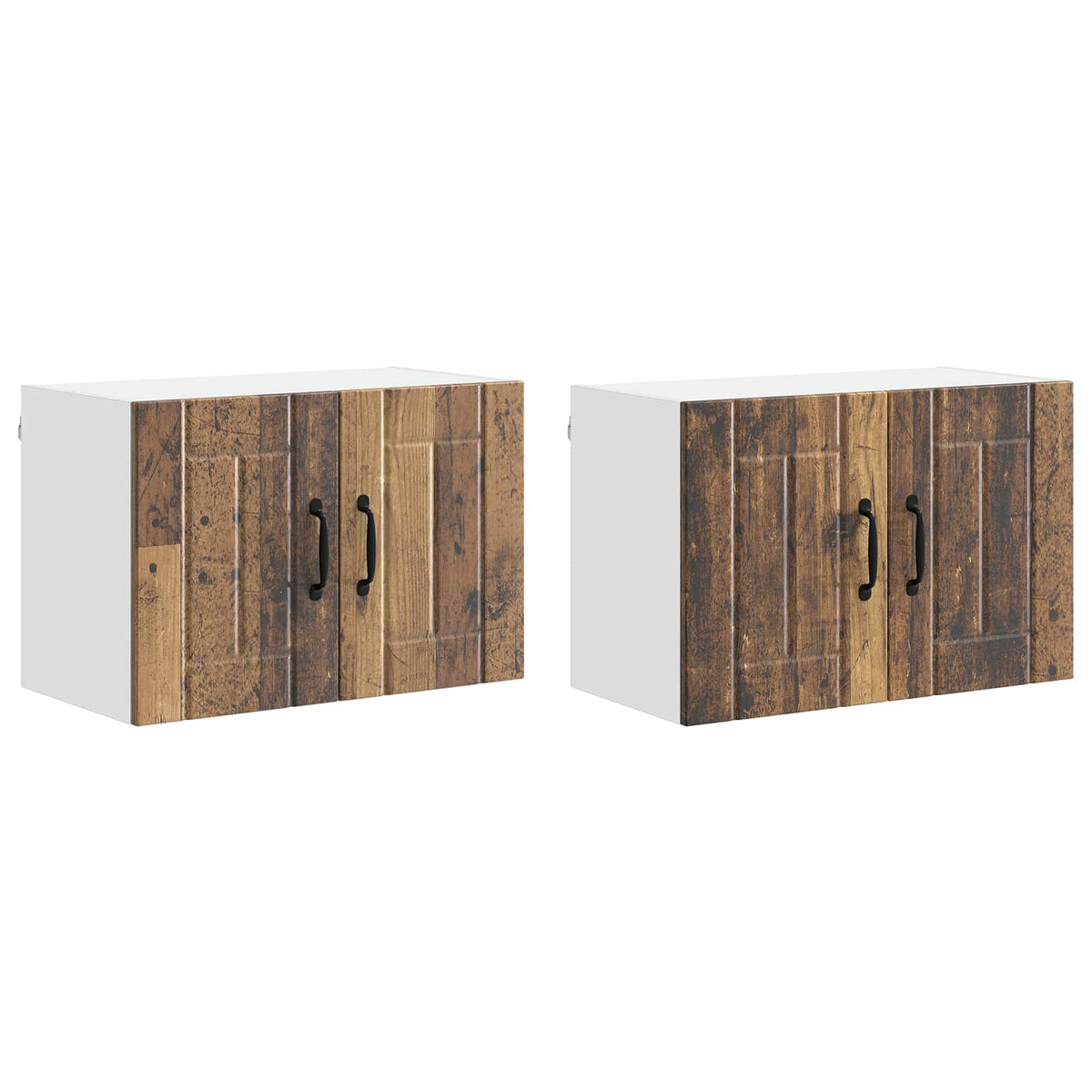 Ormar za Zid Lucca 2 pcs Staro drvo 60 x 31 x 40 cm