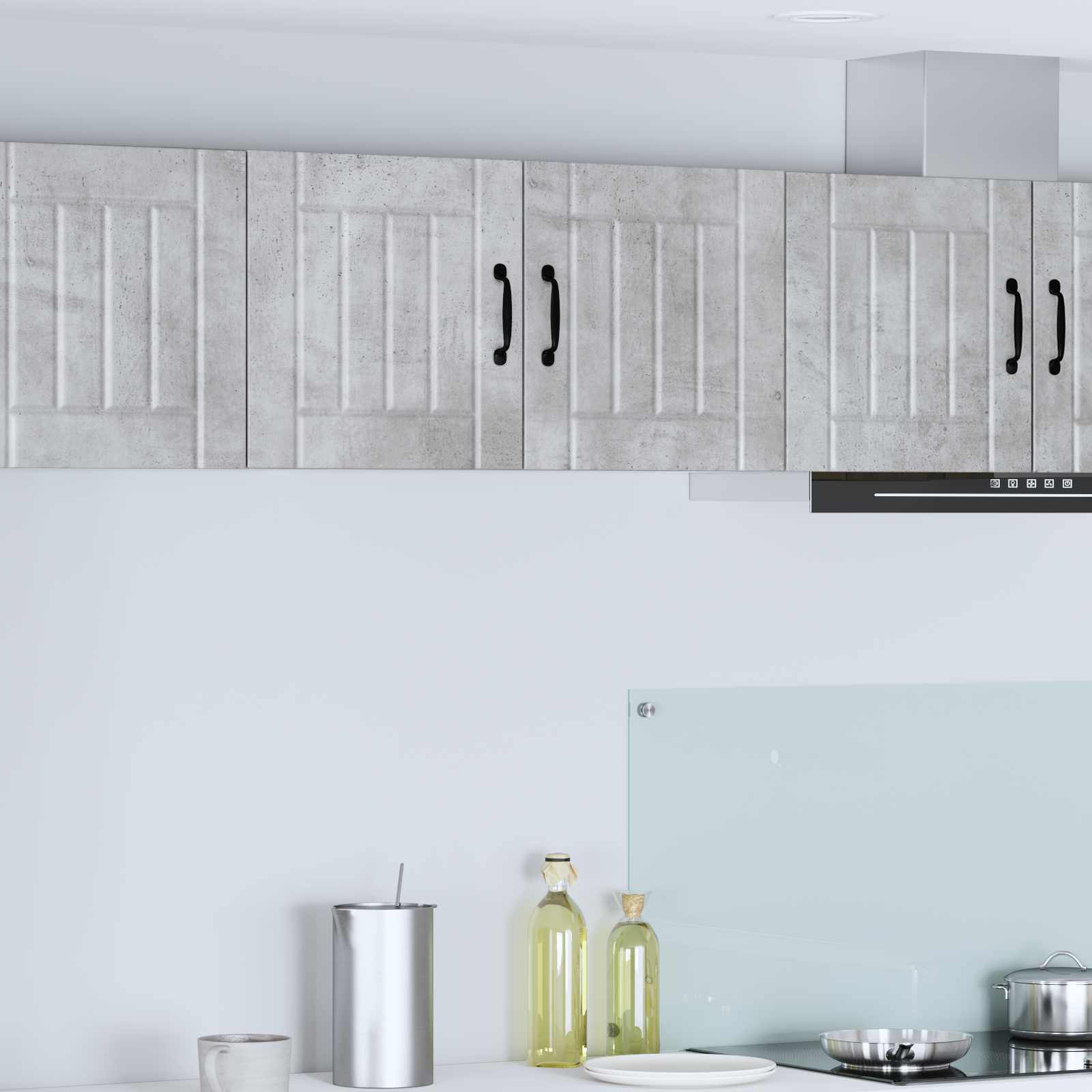Ormar za Zid Lucca Betonska siva 80 x 31 x 40 cm