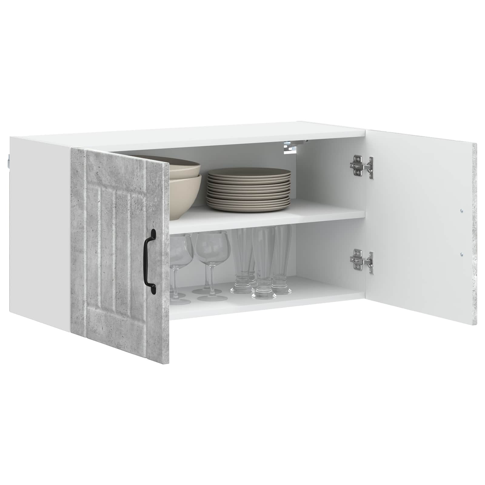 Ormar za Zid Lucca Betonska siva 80 x 31 x 40 cm