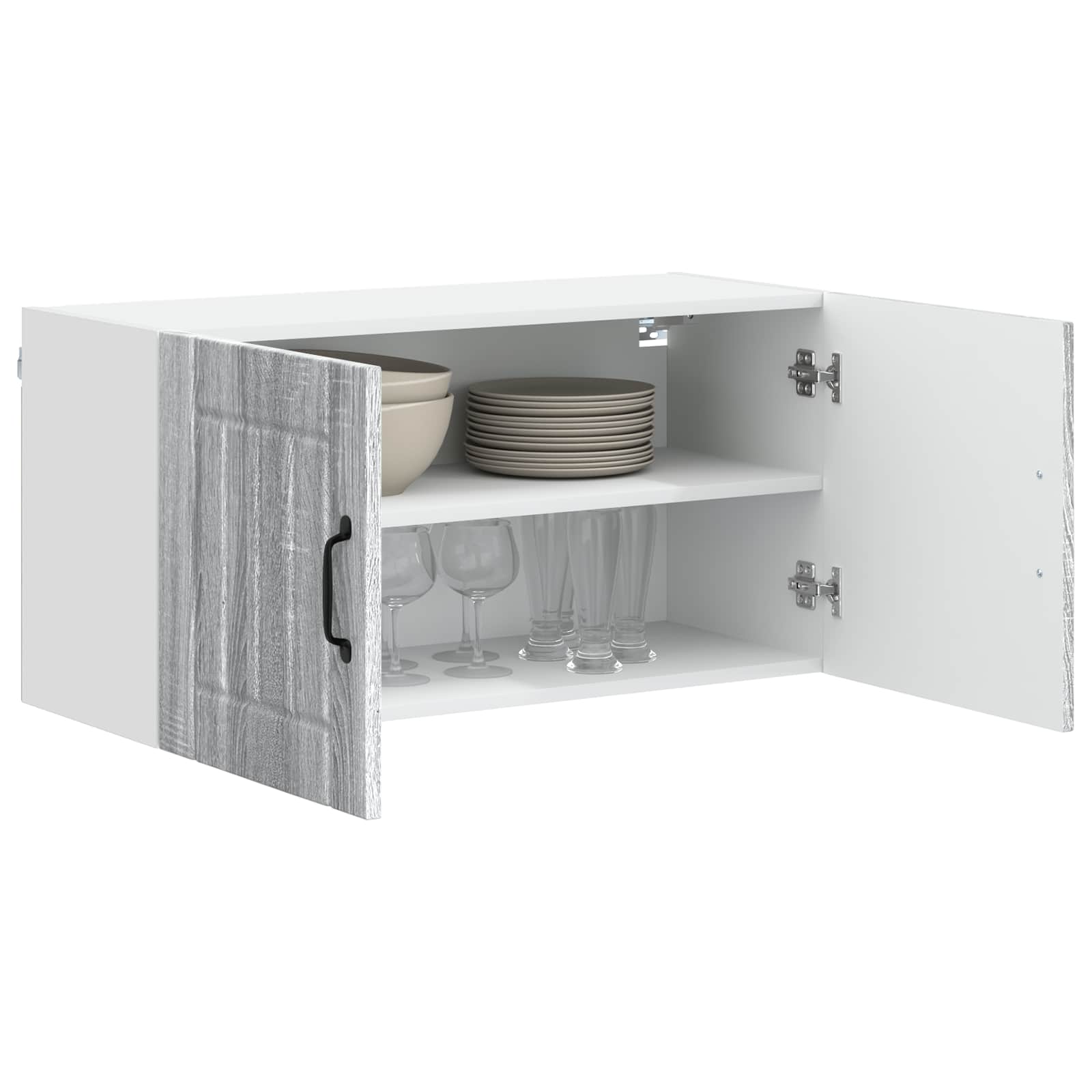 Ormar za Zid Lucca Siva sonoma 80 x 31 x 40 cm