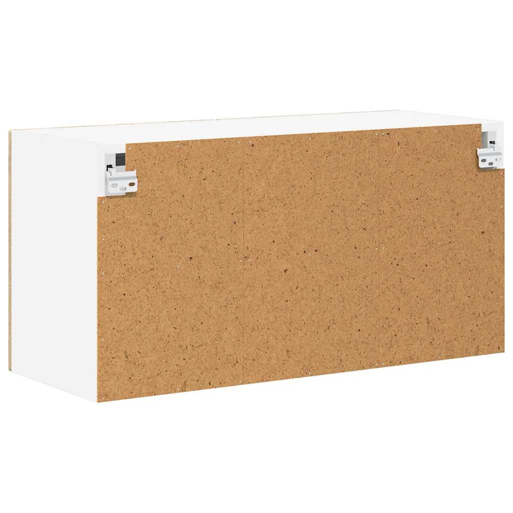 Zidni stakleni ormarić Lucca Hrast sonoma 80 x 31 x 40 cm
