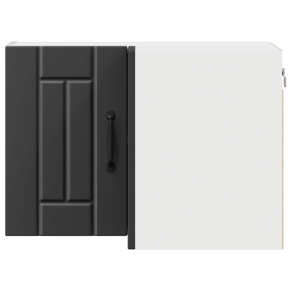 Zidni kutni ormar Lucca Crna 57 x 57 x 40 cm Konstruirano drvo