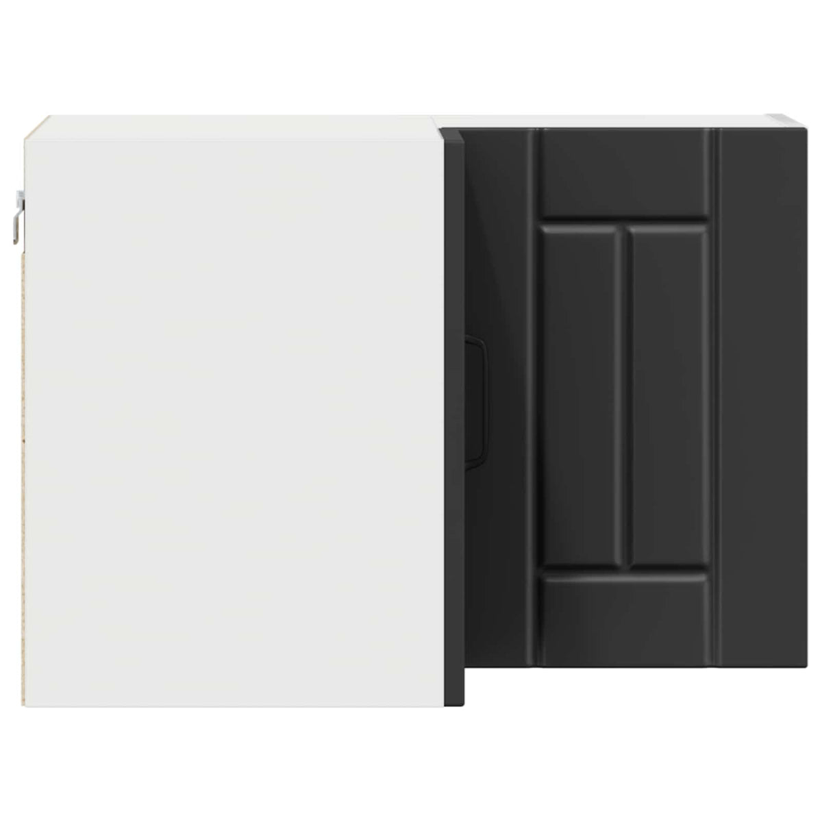 Zidni kutni ormar Lucca Crna 57 x 57 x 40 cm Konstruirano drvo