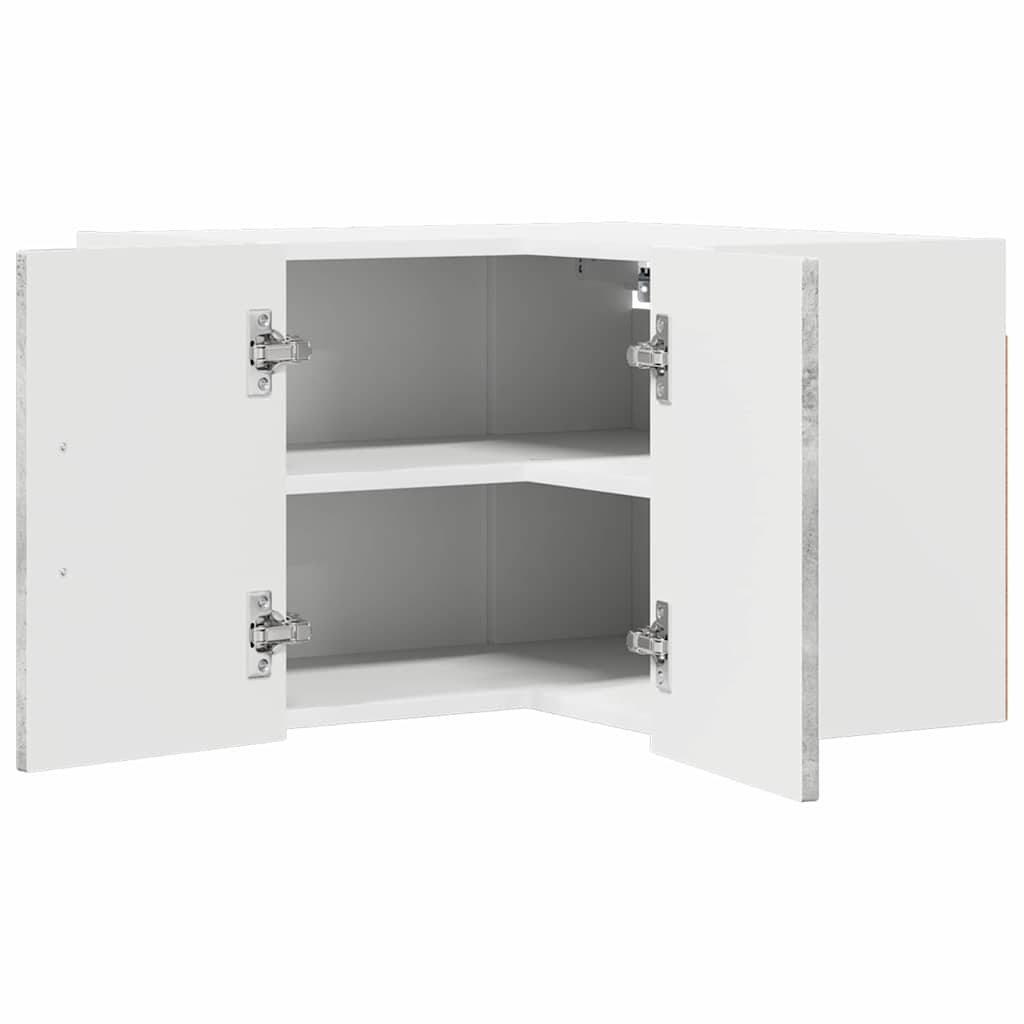 Zidni kutni ormar Lucca Betonska siva 57 x 57 x 40 cm