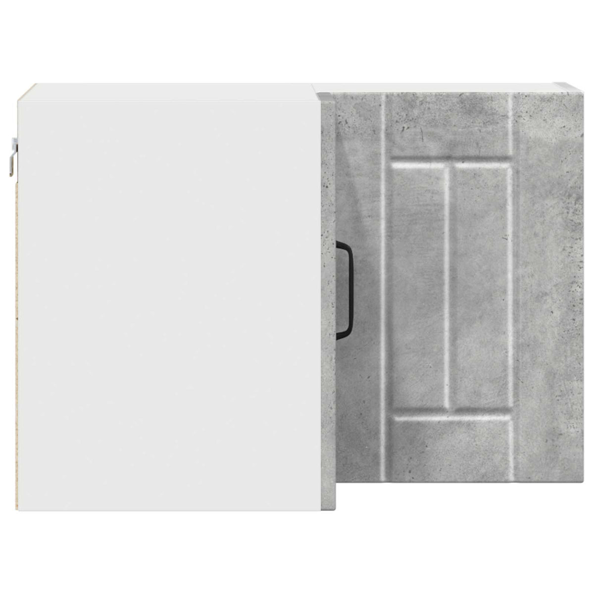 Zidni kutni ormar Lucca Betonska siva 57 x 57 x 40 cm