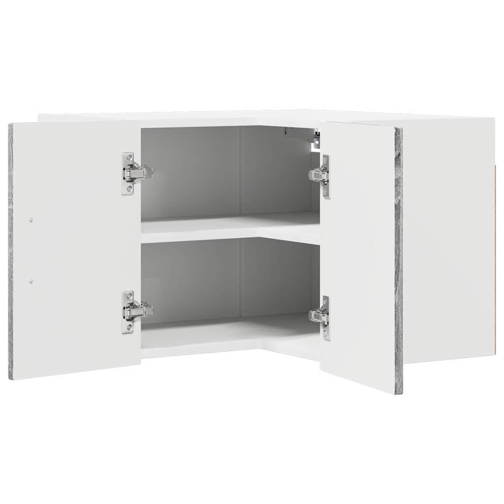 Zidni kutni ormar Lucca Siva sonoma 57 x 57 x 40 cm