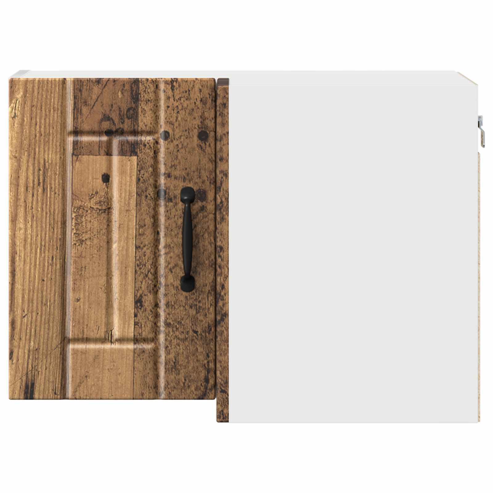 Zidni kutni ormar Lucca Staro drvo 57 x 57 x 40 cm