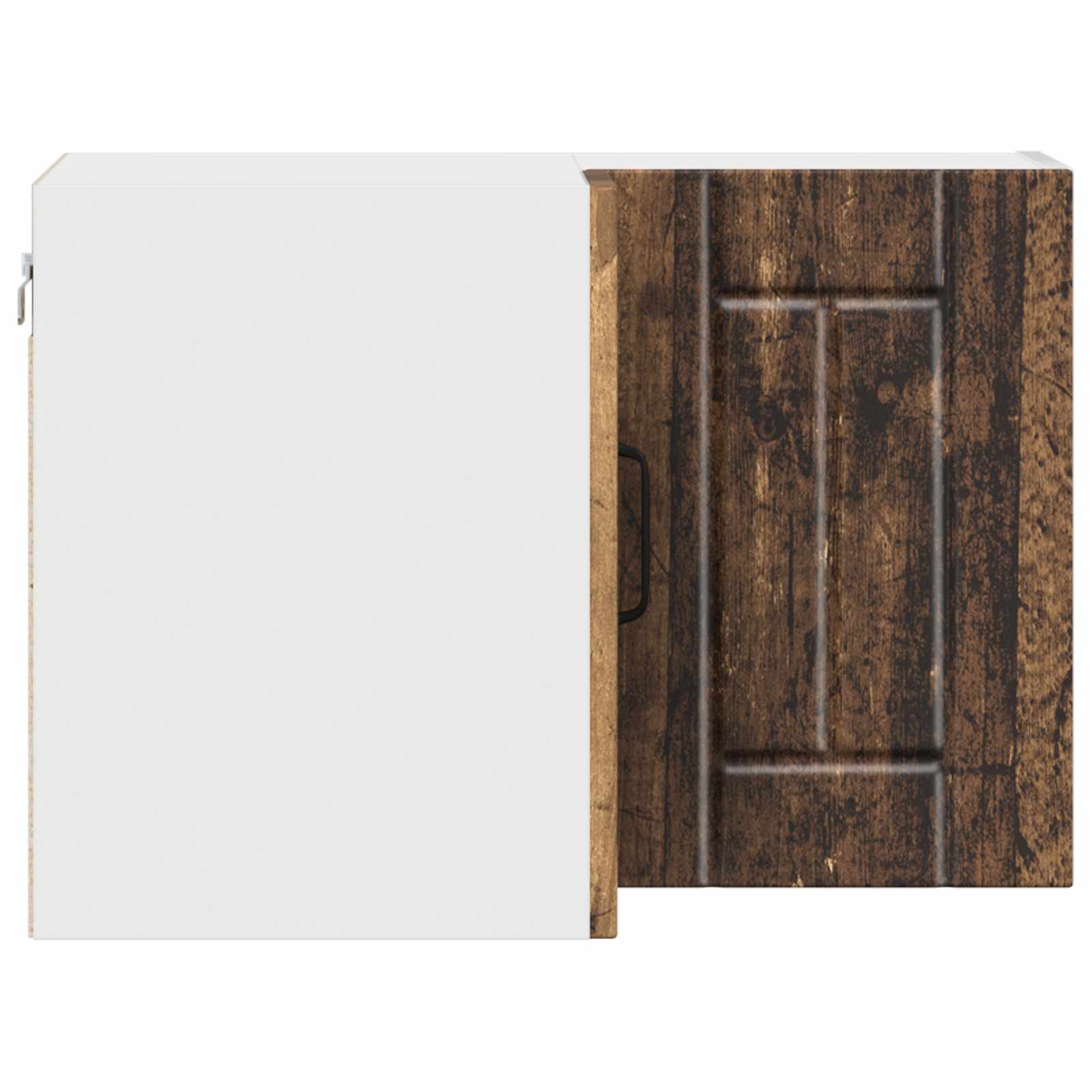 Zidni kutni ormar Lucca Staro drvo 57 x 57 x 40 cm