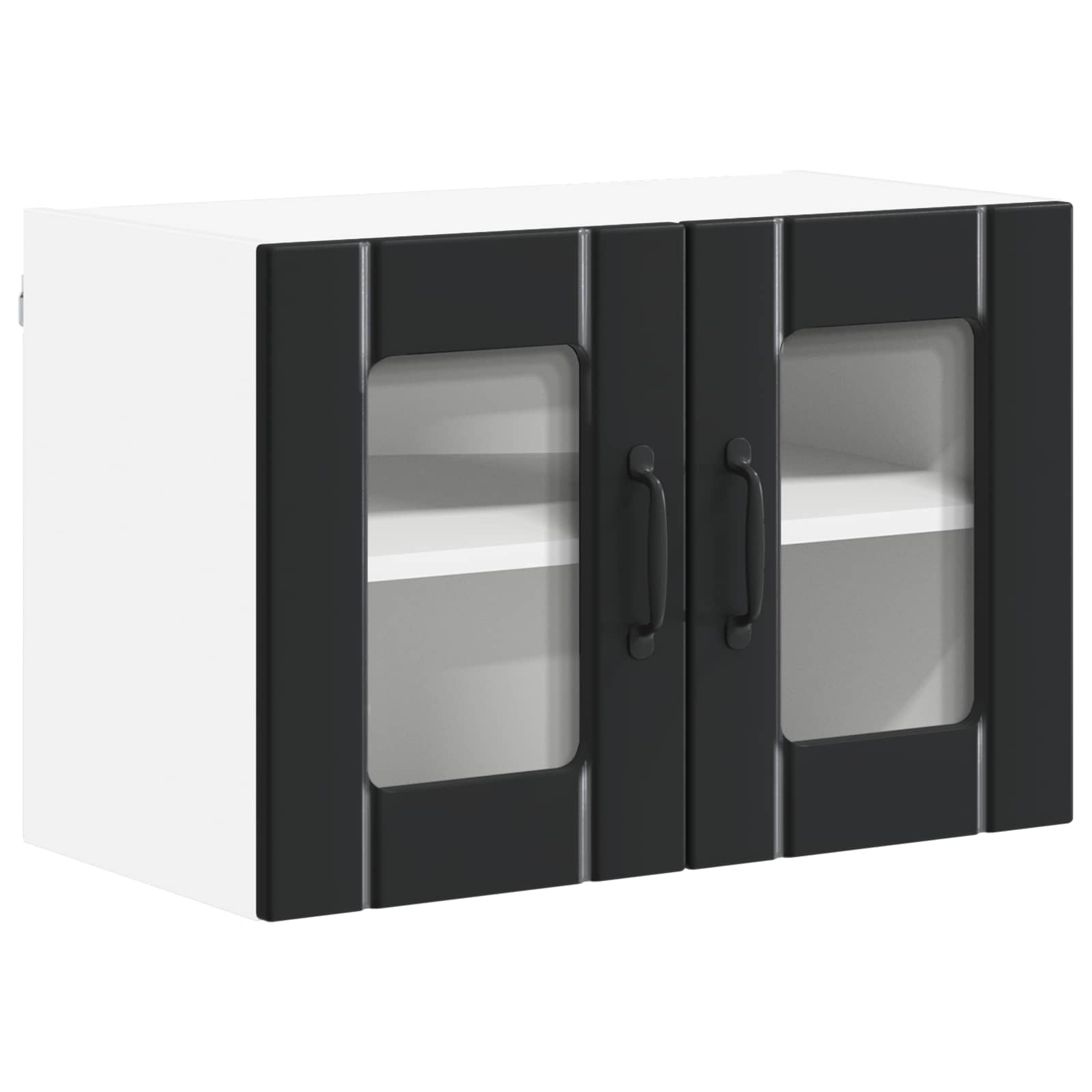 Zidni stakleni ormarić Lucca Crna 60 x 31 x 40 cm