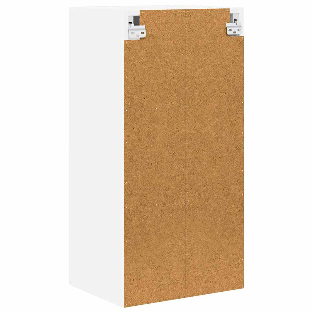 Zidni stakleni ormarić Lucca 2 pcs Bijela 40 x 31 x 80 cm