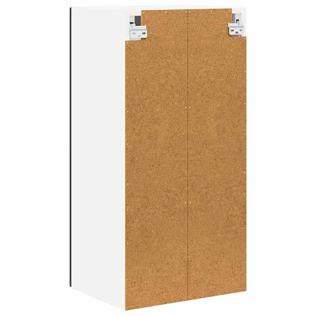 Zidni stakleni ormarić Lucca 2 pcs Crna 40 x 31 x 80 cm