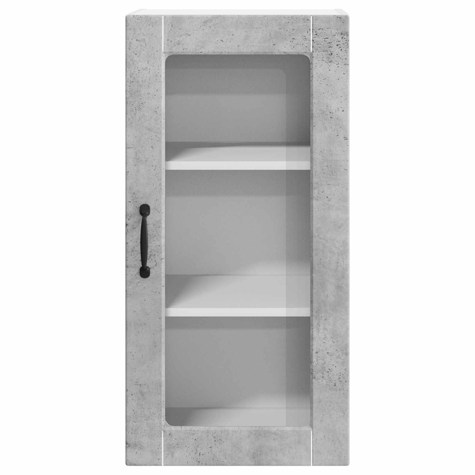 Zidni stakleni ormarić Lucca Betonska siva 40 x 31 x 80 cm