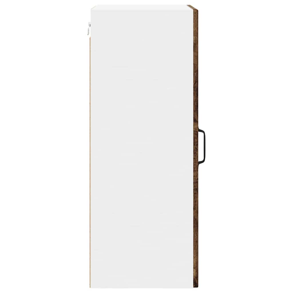 Zidni stakleni ormarić Lucca Staro drvo 40 x 31 x 80 cm