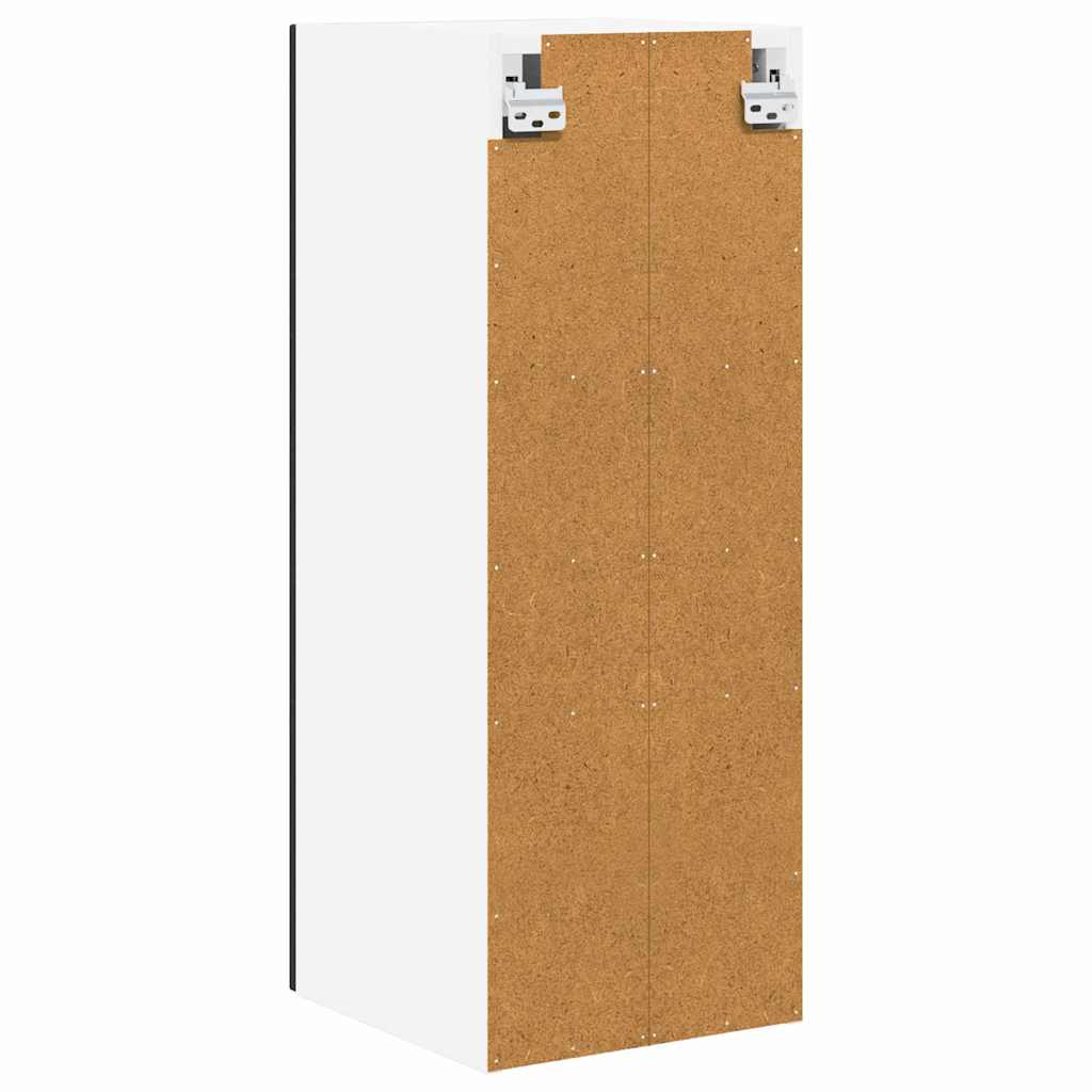 Ormar za Zid Lucca 2 pcs Crna 30 x 31 x 80 cm Konstruirano drvo