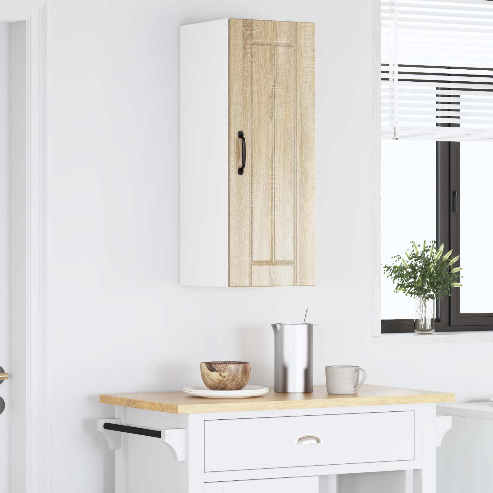 Ormar za Zid Lucca Hrast sonoma 30 x 31 x 80 cm