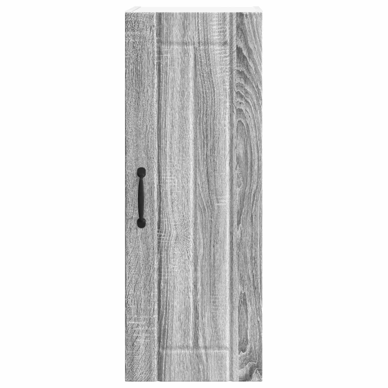 Ormar za Zid Lucca 2 pcs Siva sonoma 30 x 31 x 80 cm