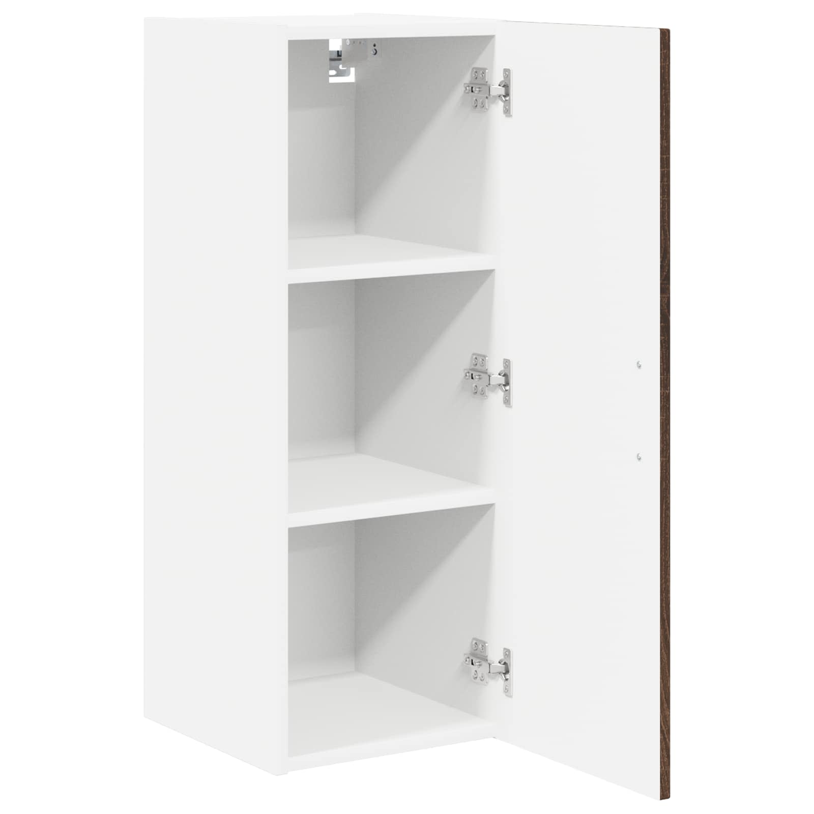 Ormar za Zid Lucca 2 pcs Smeđi hrast 30 x 31 x 80 cm