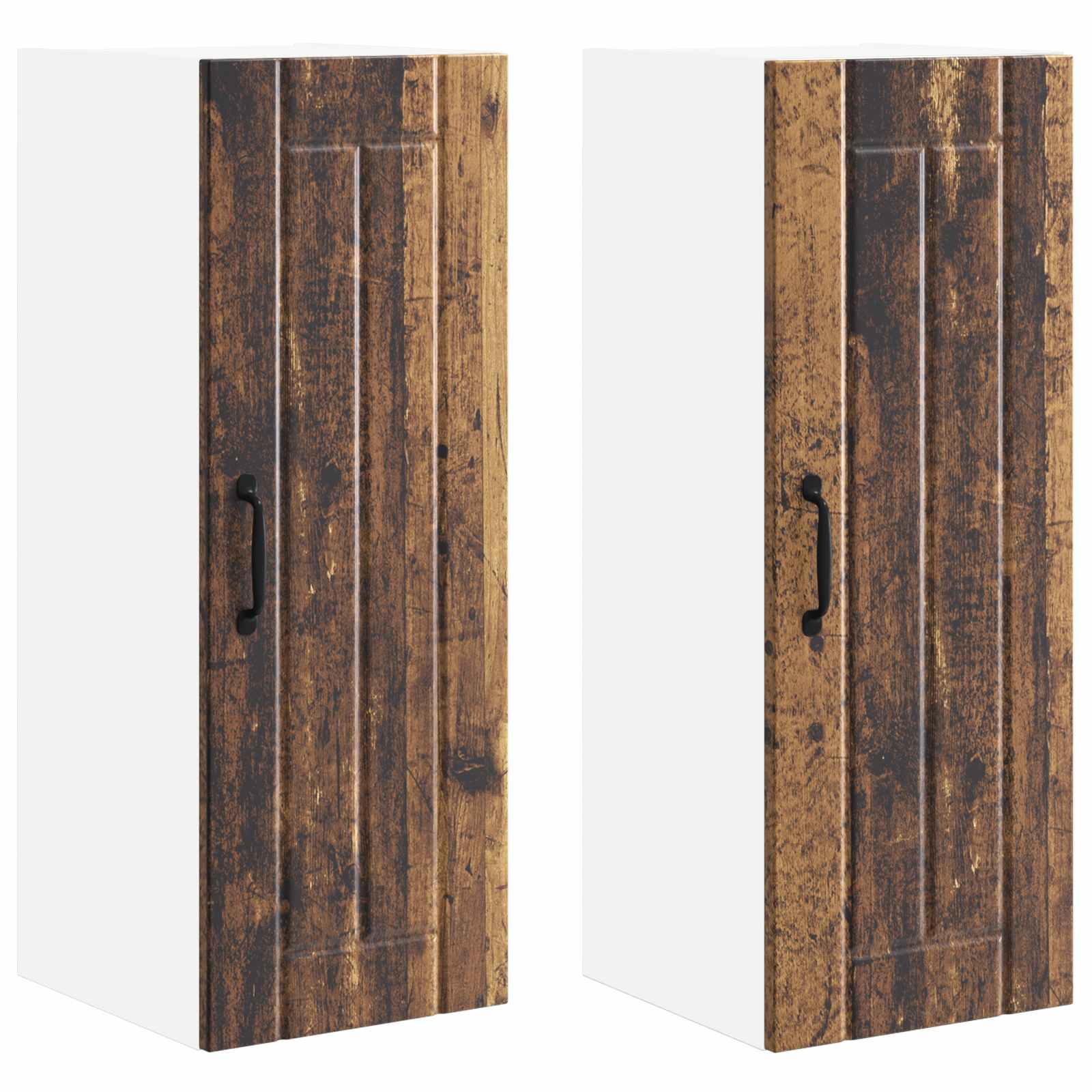 Ormar za Zid Lucca 2 pcs Staro drvo 30 x 31 x 80 cm