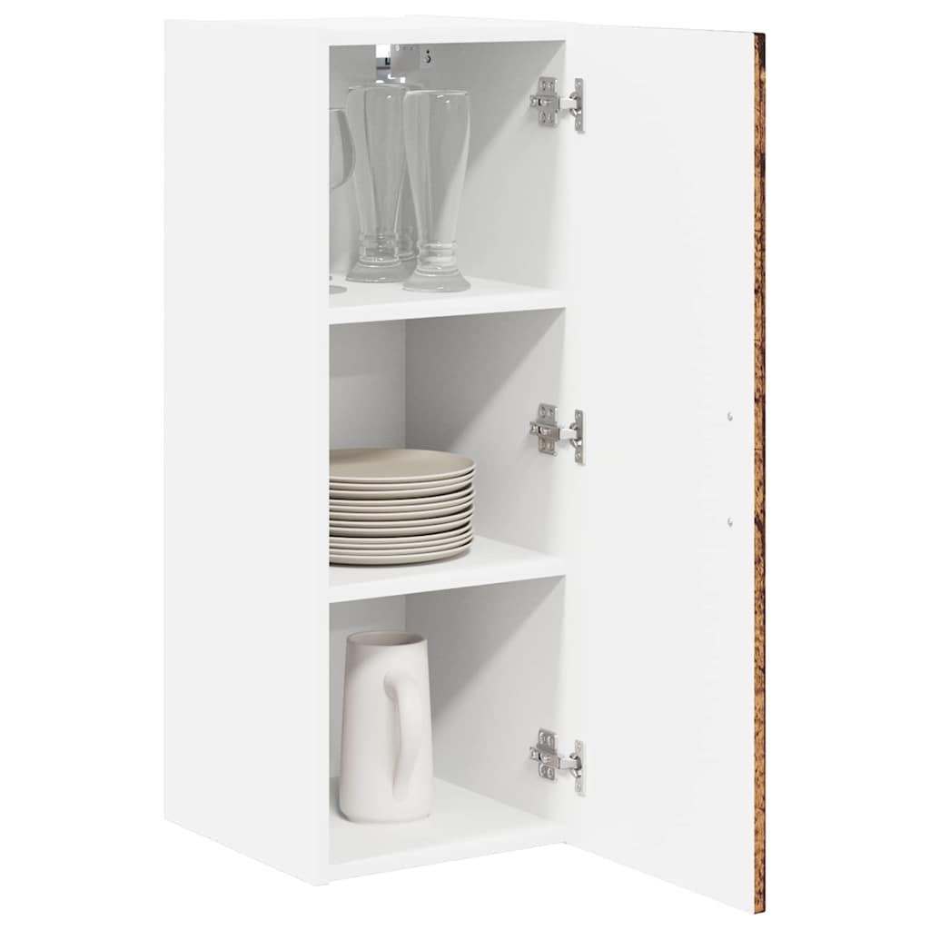 Ormar za Zid Lucca 2 pcs Staro drvo 30 x 31 x 80 cm