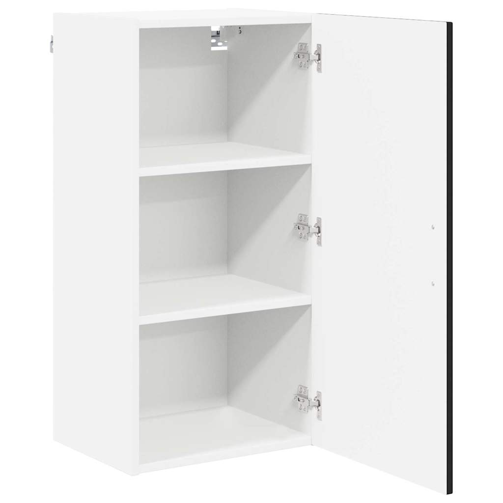 Ormar za Zid Lucca Crna 40 x 31 x 80 cm Konstruirano drvo