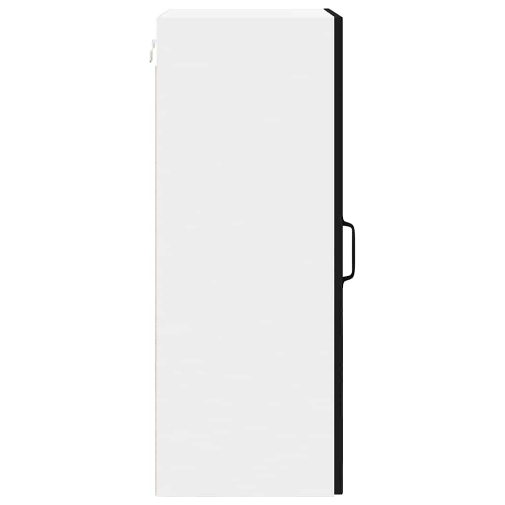 Ormar za Zid Lucca Crna 40 x 31 x 80 cm Konstruirano drvo