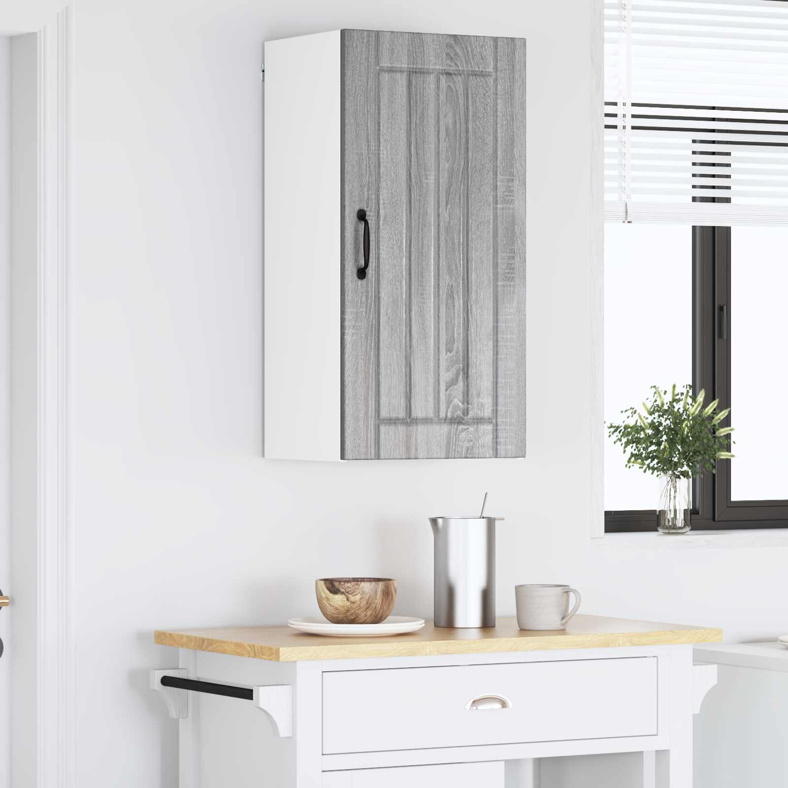 Ormar za Zid Lucca Siva sonoma 40 x 31 x 80 cm
