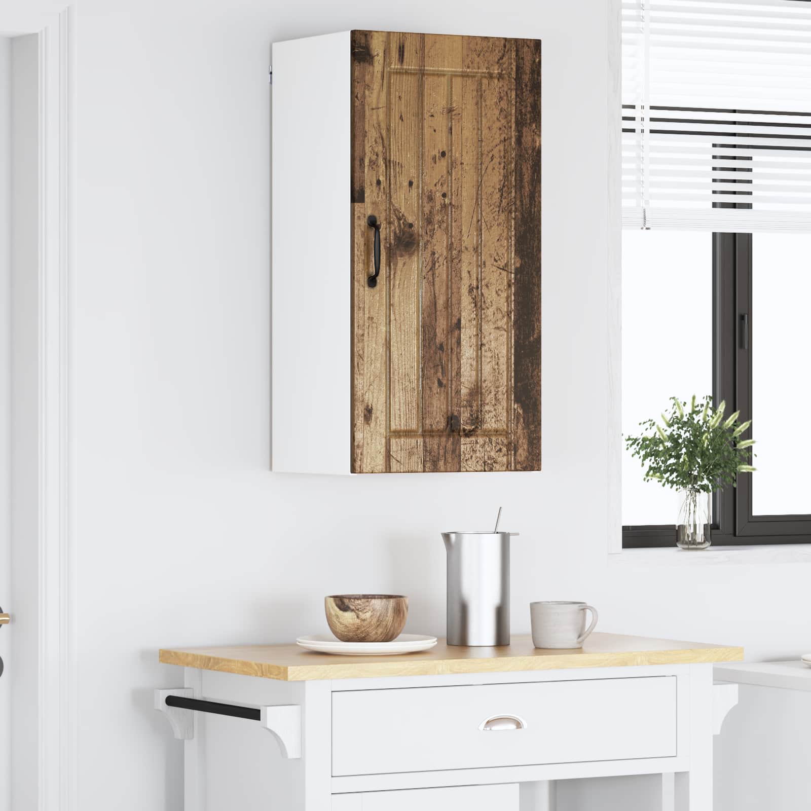 Ormar za Zid Lucca Staro drvo 40 x 31 x 80 cm Konstruirano drvo