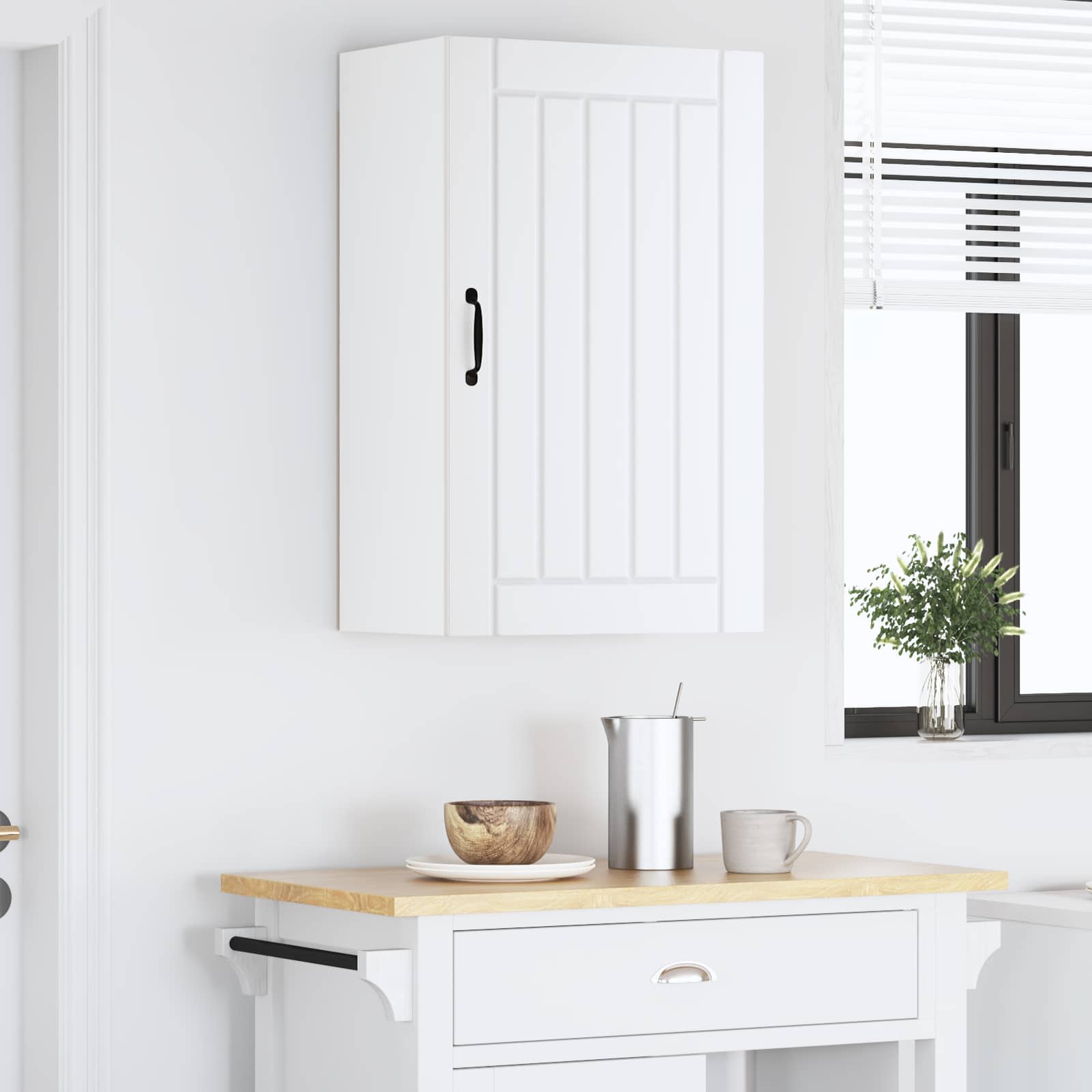 Ormar za Zid Lucca Bijela 50 x 31 x 80 cm Konstruirano drvo
