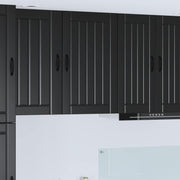 Ormar za Zid Lucca Crna 50 x 31 x 80 cm Konstruirano drvo