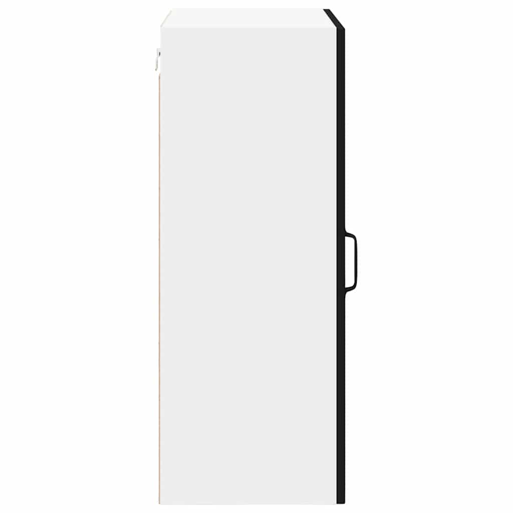 Ormar za Zid Lucca Crna 50 x 31 x 80 cm Konstruirano drvo