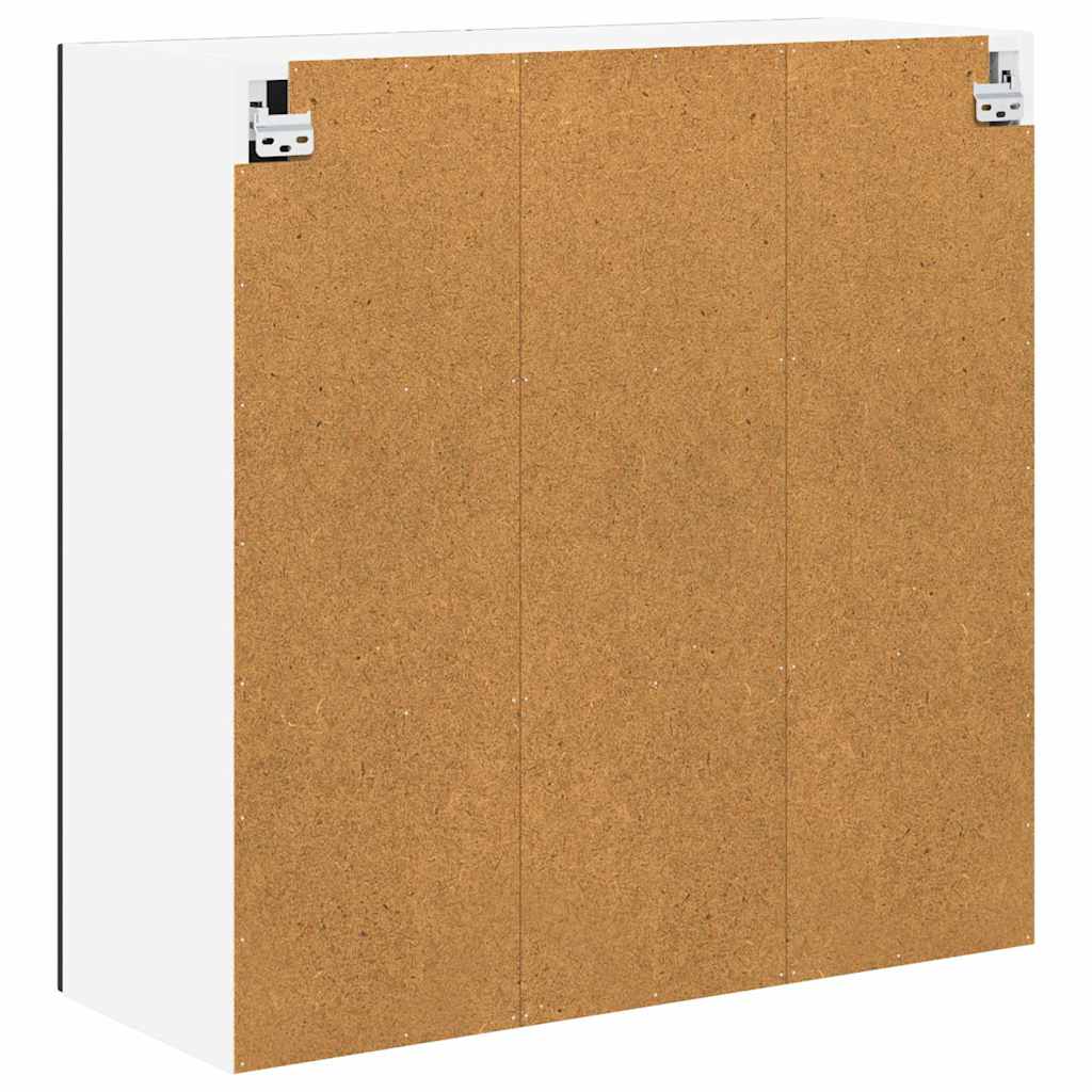 Ormar za Zid Lucca Crna 80 x 31 x 80 cm Konstruirano drvo