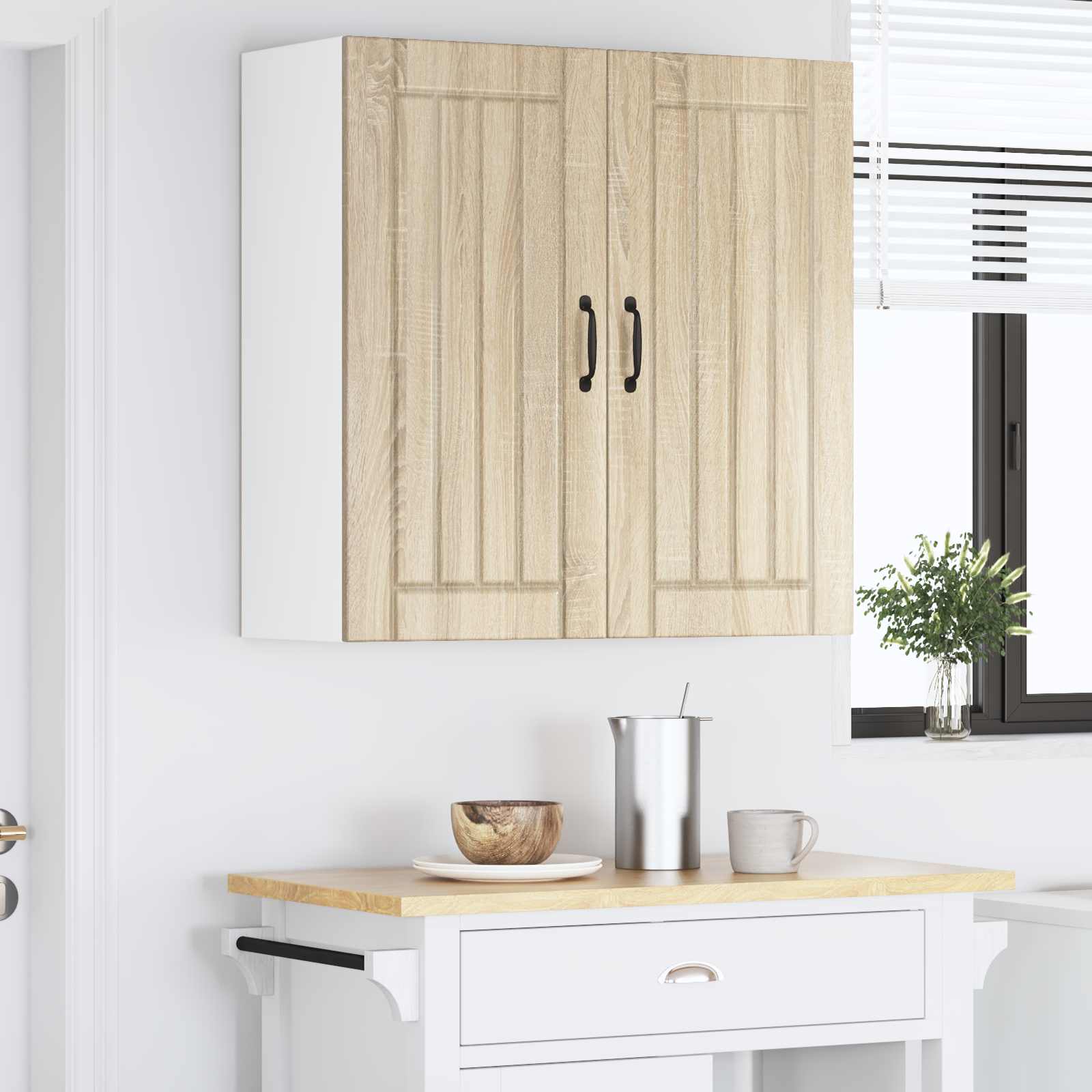 Ormar za Zid Lucca Hrast sonoma 80 x 31 x 80 cm