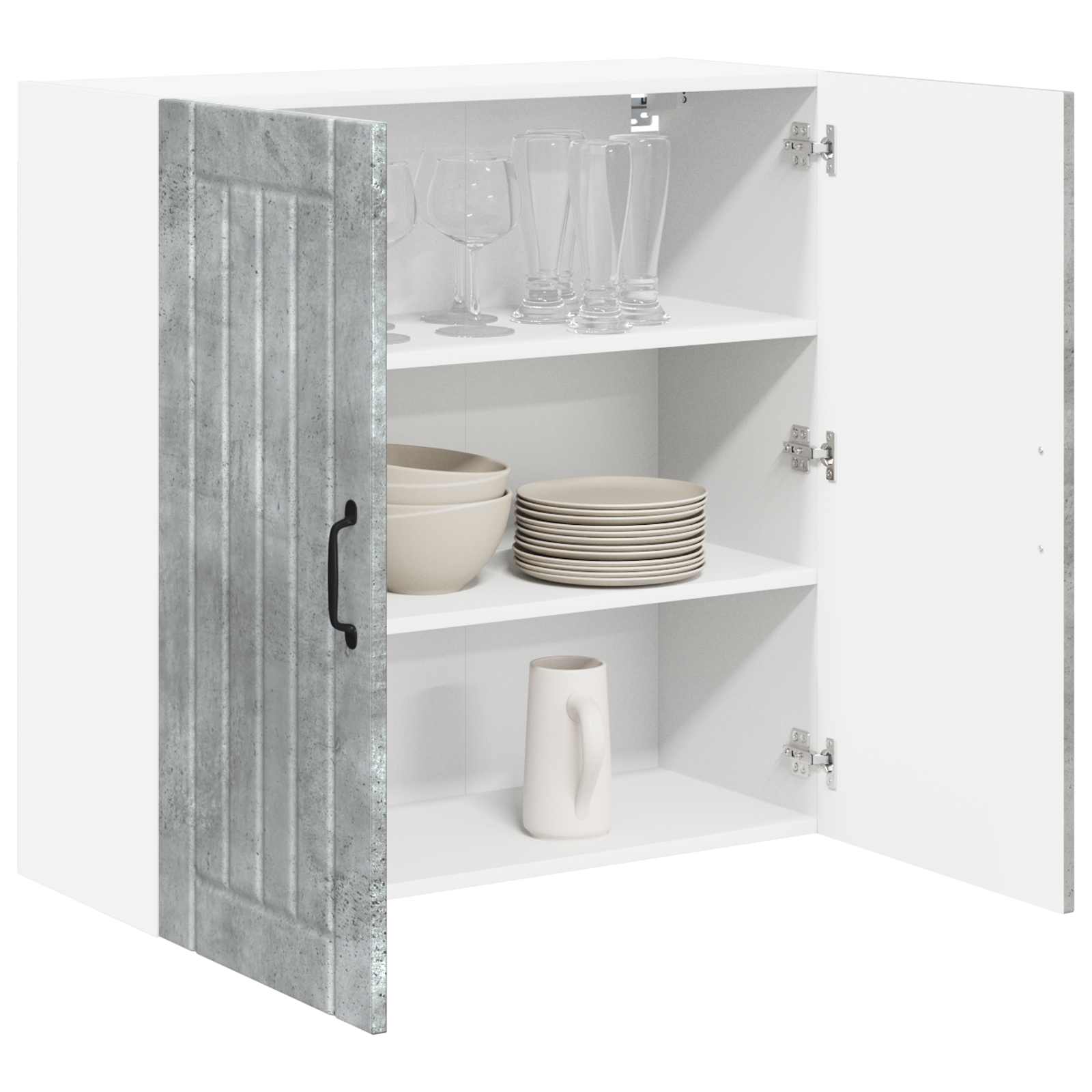 Ormar za Zid Lucca Betonska siva 80 x 31 x 80 cm