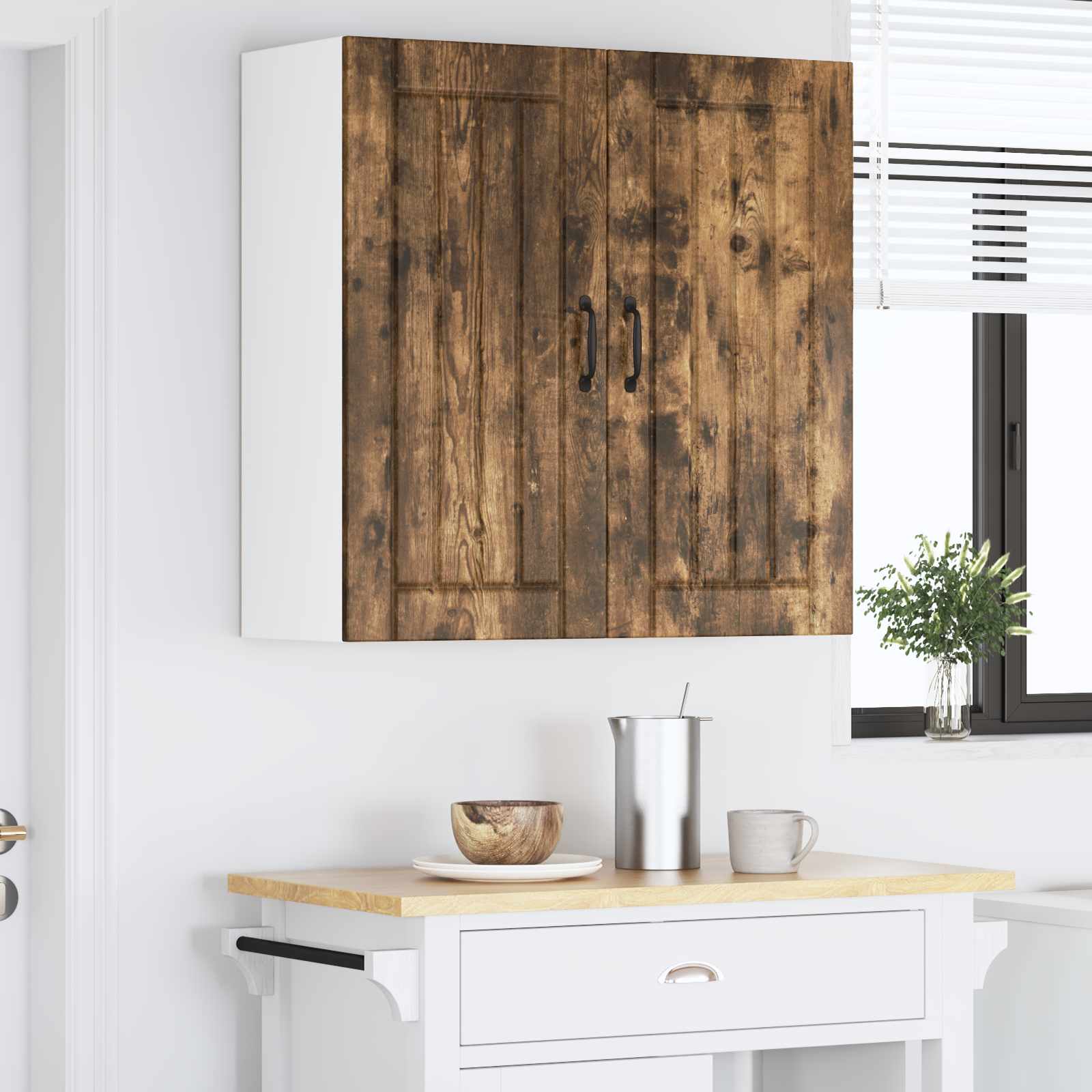 Ormar za Zid Lucca Dimljeni hrast 80 x 31 x 80 cm