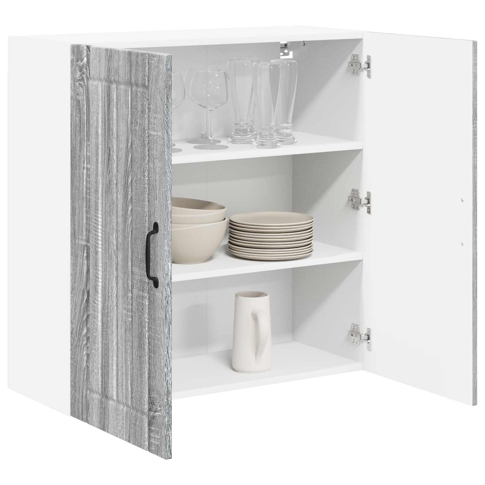 Ormar za Zid Lucca Siva sonoma 80 x 31 x 80 cm