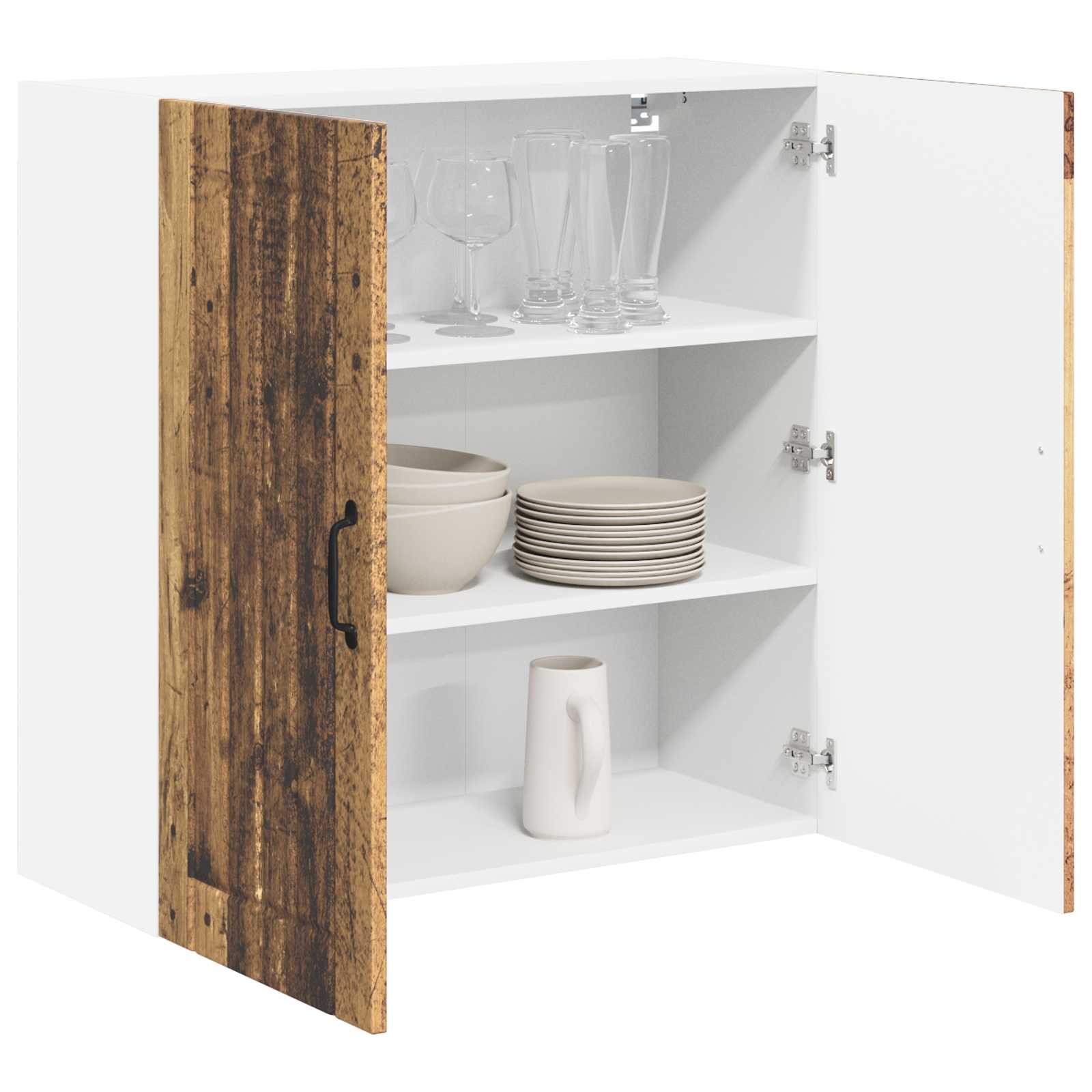 Ormar za Zid Lucca Staro drvo 80 x 31 x 80 cm Konstruirano drvo
