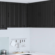 Zidni kutni ormar Lucca Crna 57 x 57 x 80 cm Konstruirano drvo