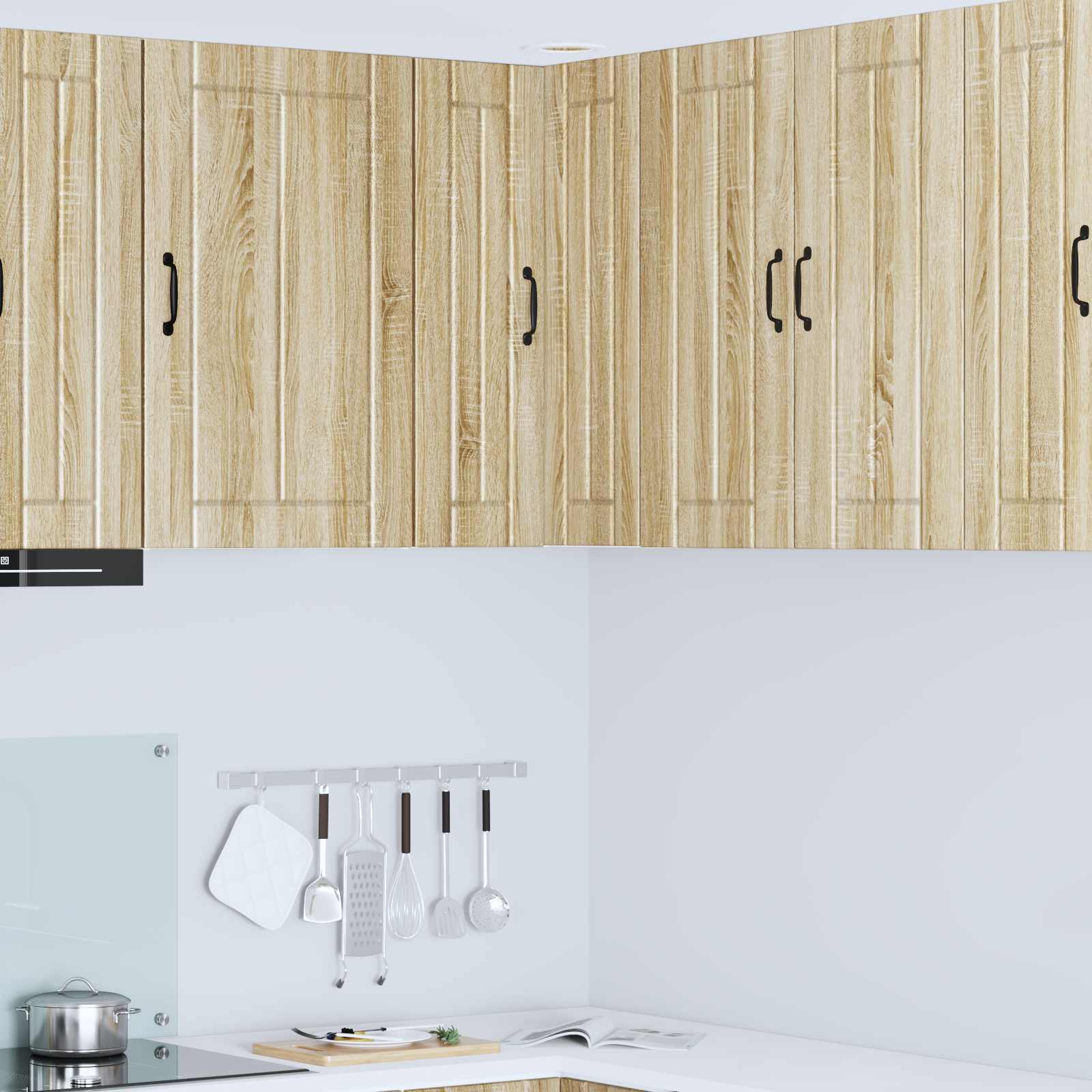 Zidni kutni ormar Lucca Hrast sonoma 57 x 57 x 80 cm